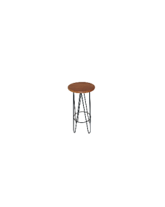Steel Bar Leg Stool 35x35x75